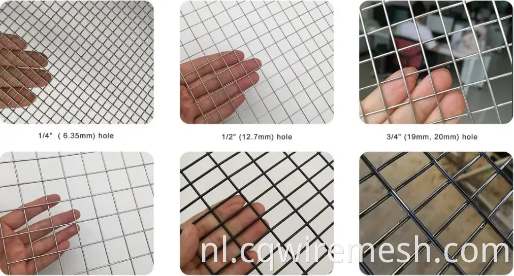 PVC gecoate gegalvaniseerde gelaste mesh euro hek draadrol 1.7/2,2 mm 100x50 mm netten tuinieren courtyard park softgroen grijze kleur